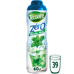 TEISSEIRE Zéro Menthe concentrated drink 60 cl