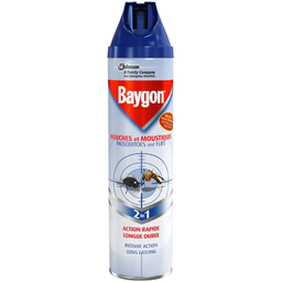BAYGON Insectes Volants Aerosol Bleu 600 ml