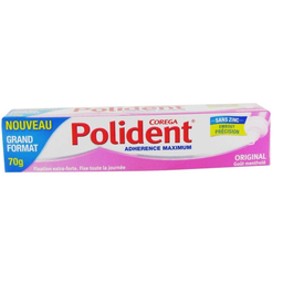 POLIDENT crème adhésive fixation forte: le tube de 70g