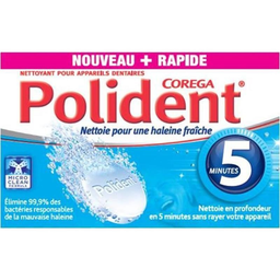 POLIDENT 36 comprimes nettoyant 5Mn