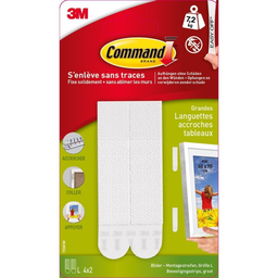 3M Languette adhésive accroche tableau grand modèle COMMAND