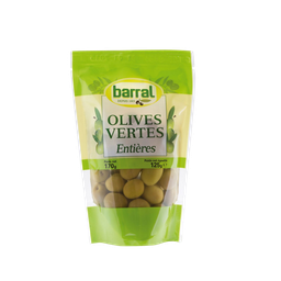 BARRAL Aceitunas verdes enteras 125 g