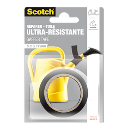 SCOTCH Cinta de tela para reparar ultra resistente 5mx19mm negro