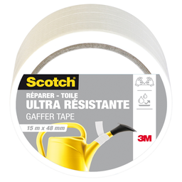SCOTCH Cinta de Tela Ultra Resistente para Reparar Blanco 15m x 48mm