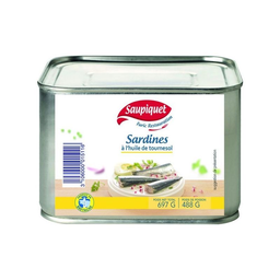 SAUPIQUET Sardinhas em óleo 697 g