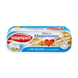 SAUPIQUET Filetes de Cavala em Vinho Branco 705 g