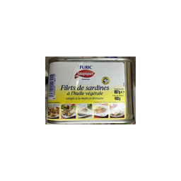 SAUPIQUET Filetes de Sardinha em Óleo com Limão 697g