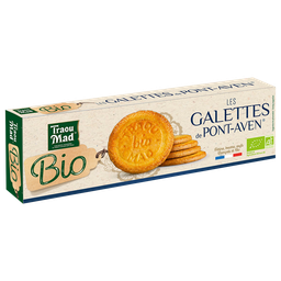 TRAOU MAD Biscuits Galettes de Pont Aven bio TRAOU MAD, étui x12, 100g