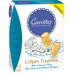 GAVOTTES Crêpes fourées bleue noix paquet de 60g