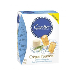 GAVOTTES Biscuits apéritifs crêpes chèvre/romarin 60