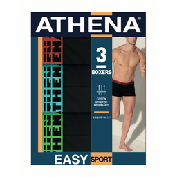 ATHENA 3 boxers homme Easy Sport pack de 3