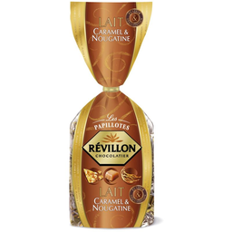 REVILLON CHOCOLATIER Nougat papillotes lait caramel 405 g