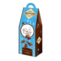 REVILLON CHOCOLATIER La Friture chocolat au lait feuilleté aux éclats de crêpe croustillante 190g