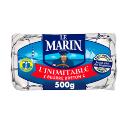 LE MARIN Beurre cristaux de sel 80% MG LE MARIN