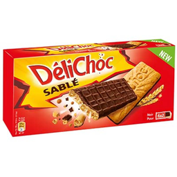 DELACRE Delichoc Galletas de Mantequilla Chocolate Negro 150 g