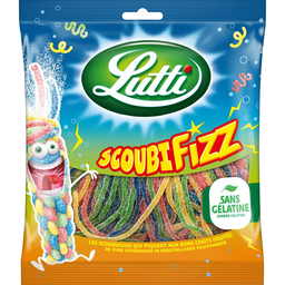 LUTTI Rebuçados de goma Scoubifizz aromatizados 180 g