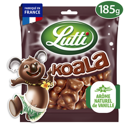 LUTTI Rebuçados Koala Leite Marshmallow com chocolate de leite 185 g