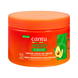 CANTU Crème Réparatrice Hydratante Secs Abîmés Sans Rinçage Cheveux Bouclés,Frisés,Crépus