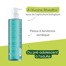 A-DERMA Gel moussant nettoyant purifiant peaux grasses tendance acnéique 400 ml