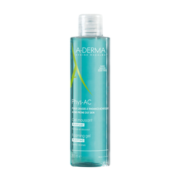 A-DERMA Gel moussant nettoyant purifiant peaux grasses tendance acnéique 200 ml