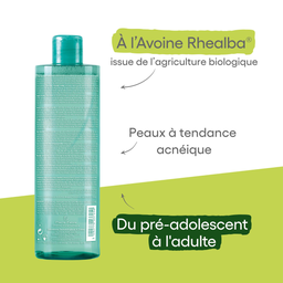 A-DERMA Eau micellaire démaquillante purifiante peaux grasses tendance acnéique 400 ml