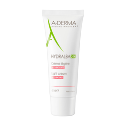 A-DERMA Crème Visage Hydratante 24h Peau Fragile Normale Mixte Hydralba 40 ml