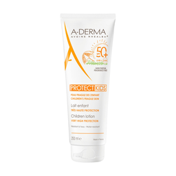 A-DERMA Crème solaire Enfant Visage Corps Très Haute Protection SPF 50+ 250 ml