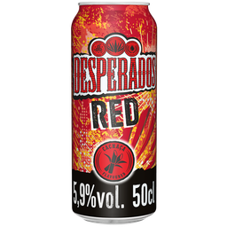 DESPERADOS Bière Red arôme tequila guarana cachaça 5,9% boîte 50cl