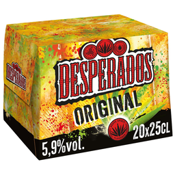 DESPERADOS Bière Aromatisée au Spiritueux à Base d'Agave 5,9%