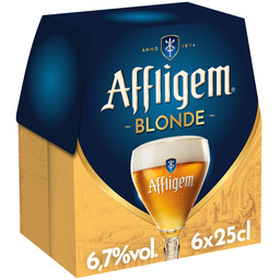 AFFLIGEM Cerveza rubia de abadía 6x25 cl