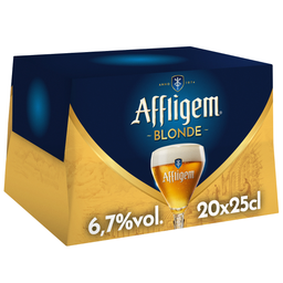 AFFLIGEM Cerveza rubia de abadía belga 6.7° 20 x 25 cl