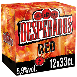 DESPERADOS Bière aromatisée Red 5,9° 12x33cl