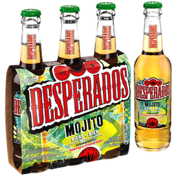 DESPERADOS Bière Aromatisée au Spiritueux Agave Menthe Citron Vert Mojito 5,9%