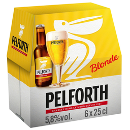 PELFORTH Cerveja Loura 6 x 25 cl