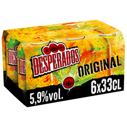 DESPERADOS Bière Aromatisée au Spiritueux à Base d'Agave 5,9%