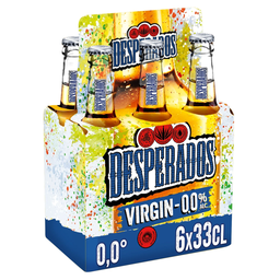 DESPERADOS Bière Aromatisée aux Agrumes et Zestes de Citron Sans Alcool 0,0%
