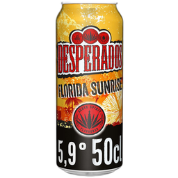 DESPERADOS Bière aromatisée Tequila Florida Sunrise 5.9% boîte 50cl