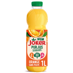 JOKER Le Pur Jus d'orange sans pulpe 1 L