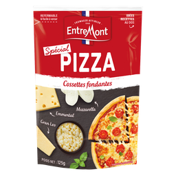 ENTREMONT Queijo ralado especial pizza mozzarella emmental 125 g