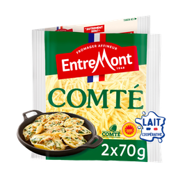 ENTREMONT Comté râpé AOP 2 sachets de 70 g