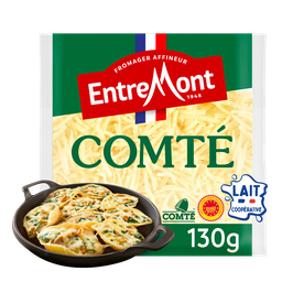 ENTREMONT Comté râpé AOP lait cru 34% MG 130 g