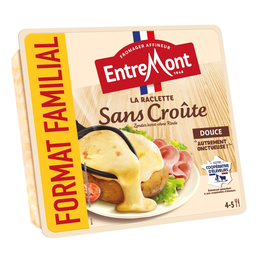 ENTREMONT Fromage à raclette nature sans croûte 700 g