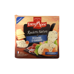 ENTREMONT Fromage en tranche nature et fourme d'Ambert 350 g