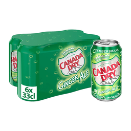 CANADA DRY Ginger Ale Soda 6x33cl