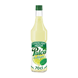 PULCO Bebida concentrada para diluir Lima y Menta 0.7 L