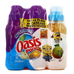 OASIS Boisson aux fruits multifruits 6 x 25 cl