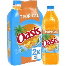 OASIS Boisson aux fruits Tropical 2 x 2 L
