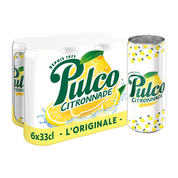 PULCO Lemon flavored drink 6 cans of 33 cl