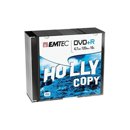 EMTEC pack 10 dvd+r slim
