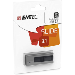 EMTEC B250 Slide USB flash drive 8 GB USB Type-A 3.2 Gen 1 Grey